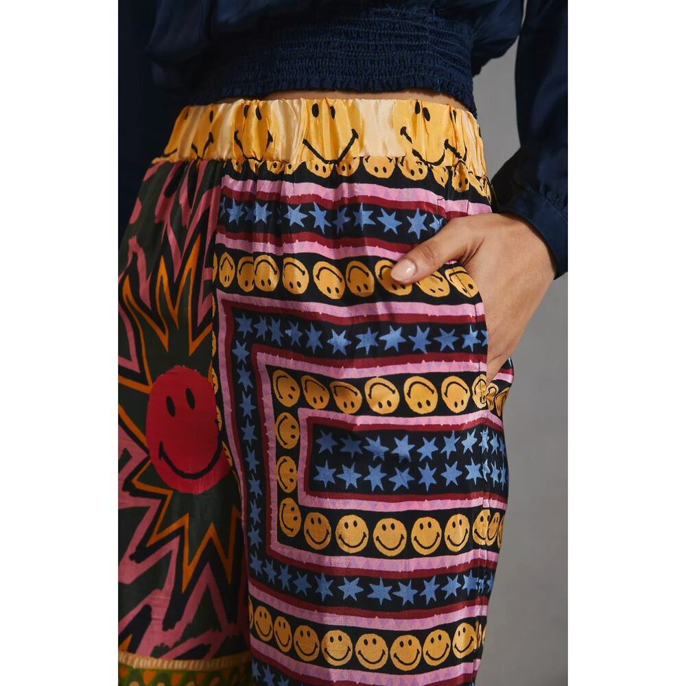 Colorful Patchwork Pants - Smiley & Farm Rio Multicolor - Picture 3 of 16